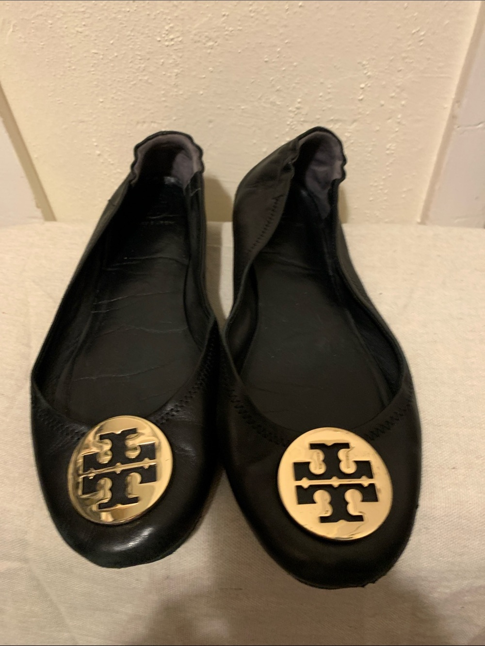Tory Burch Black Ballet Flat Size 10